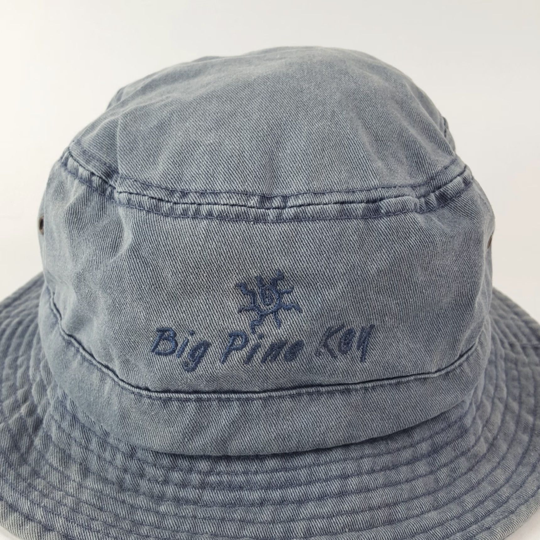 Vintage VINTAGE Dpc Big Pine Key Island Denim Bucket Hat One Size Blue Retro 90s Outdoor Mens Size US 35 - 2 Thumbnail