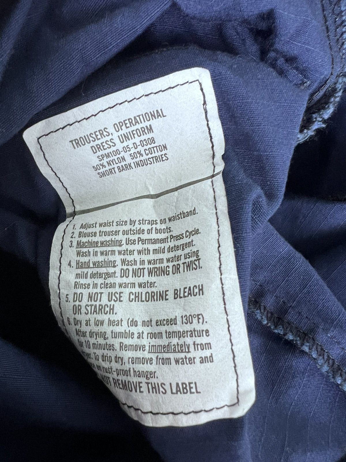 Vintage 8415-01-498-8051 Military Navy Tactical Pants Fits 42 X 27 Size US 42 / EU 58 - 7 Thumbnail