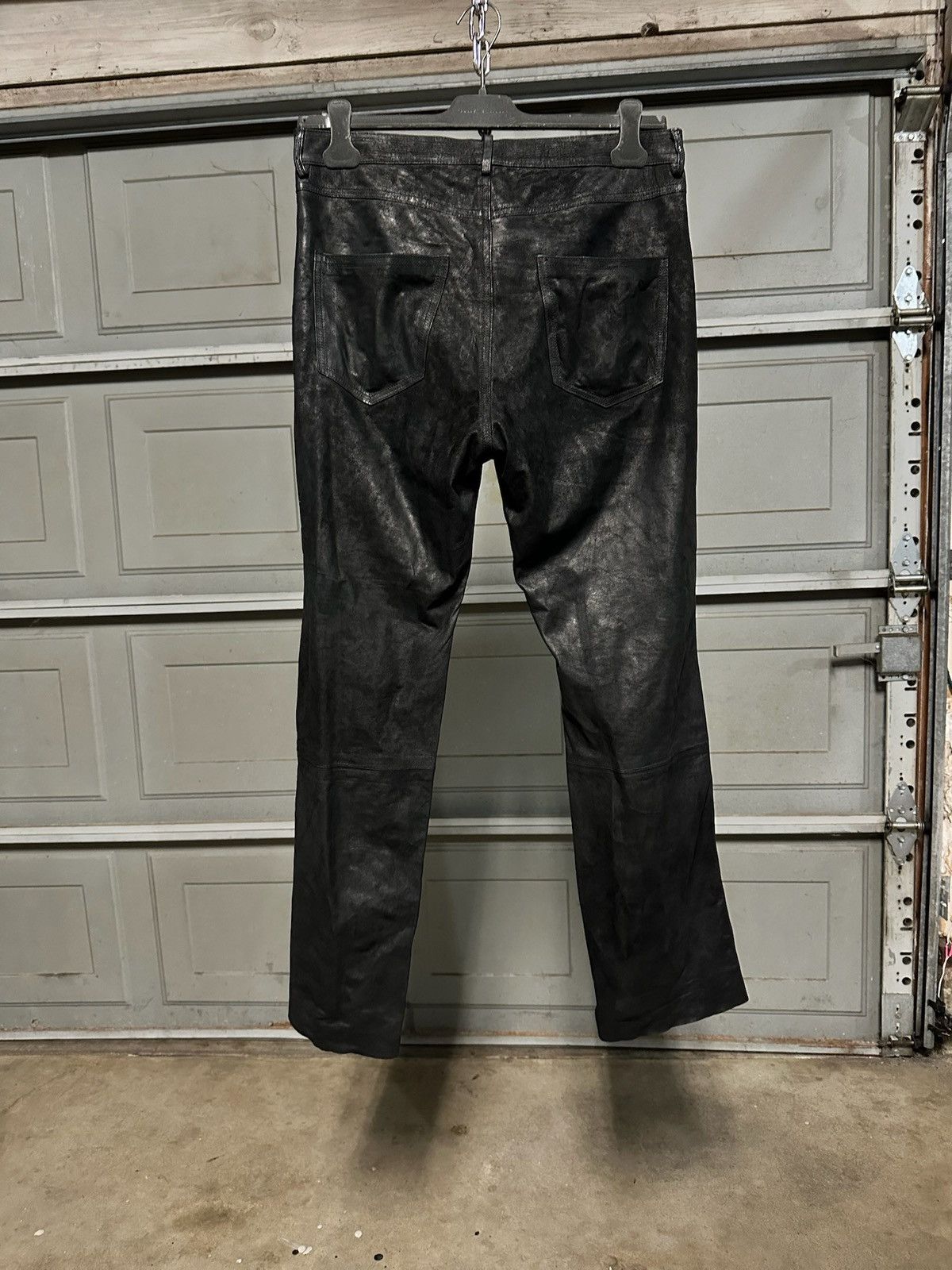 Giorgio Brato Giorgio Brato Leather Pants Size US 32 / EU 48 - 7 Thumbnail