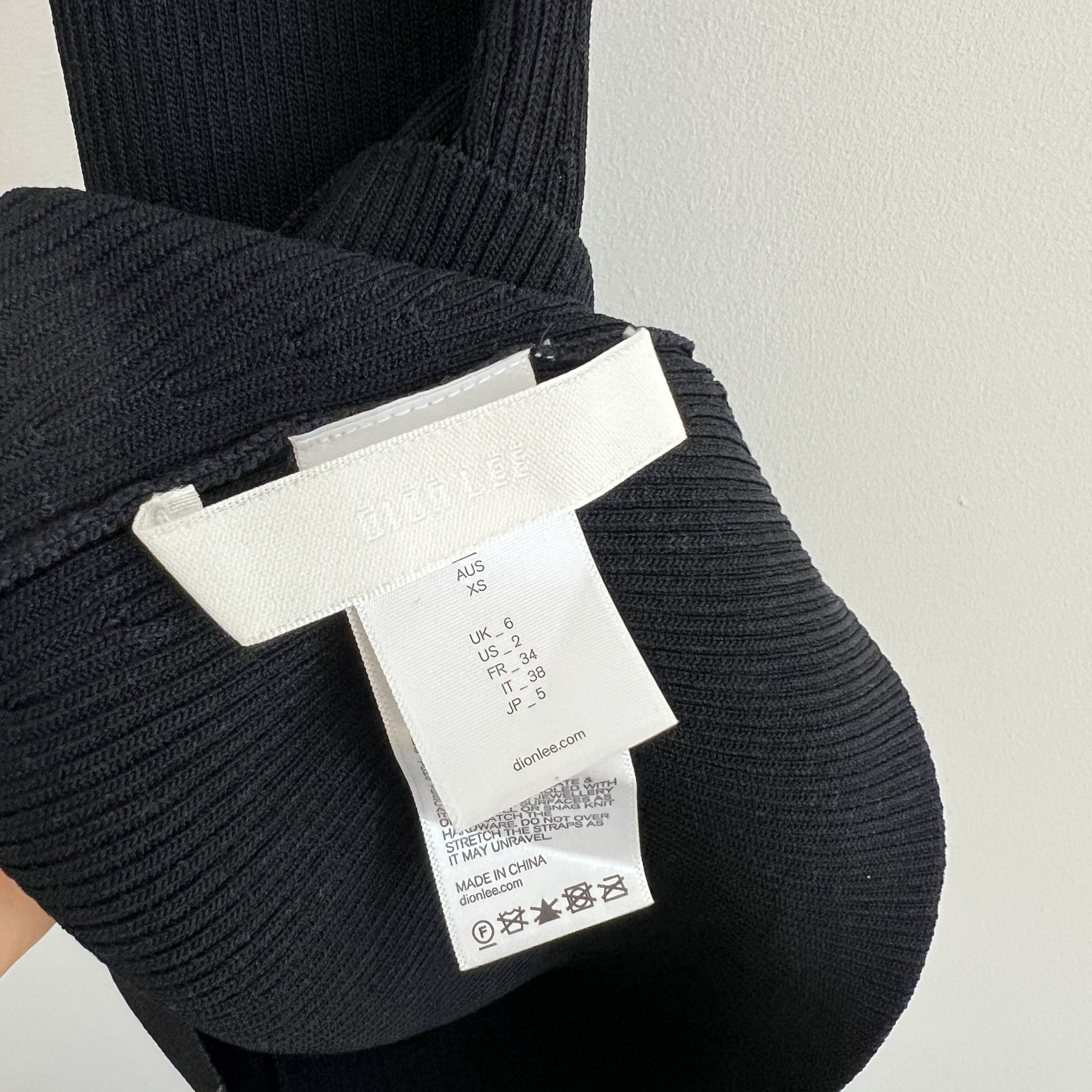 Dion Lee Lustrate Fork Dress in Dark Navy Size XS / US 0-2 / IT 36-38 - 6 Thumbnail
