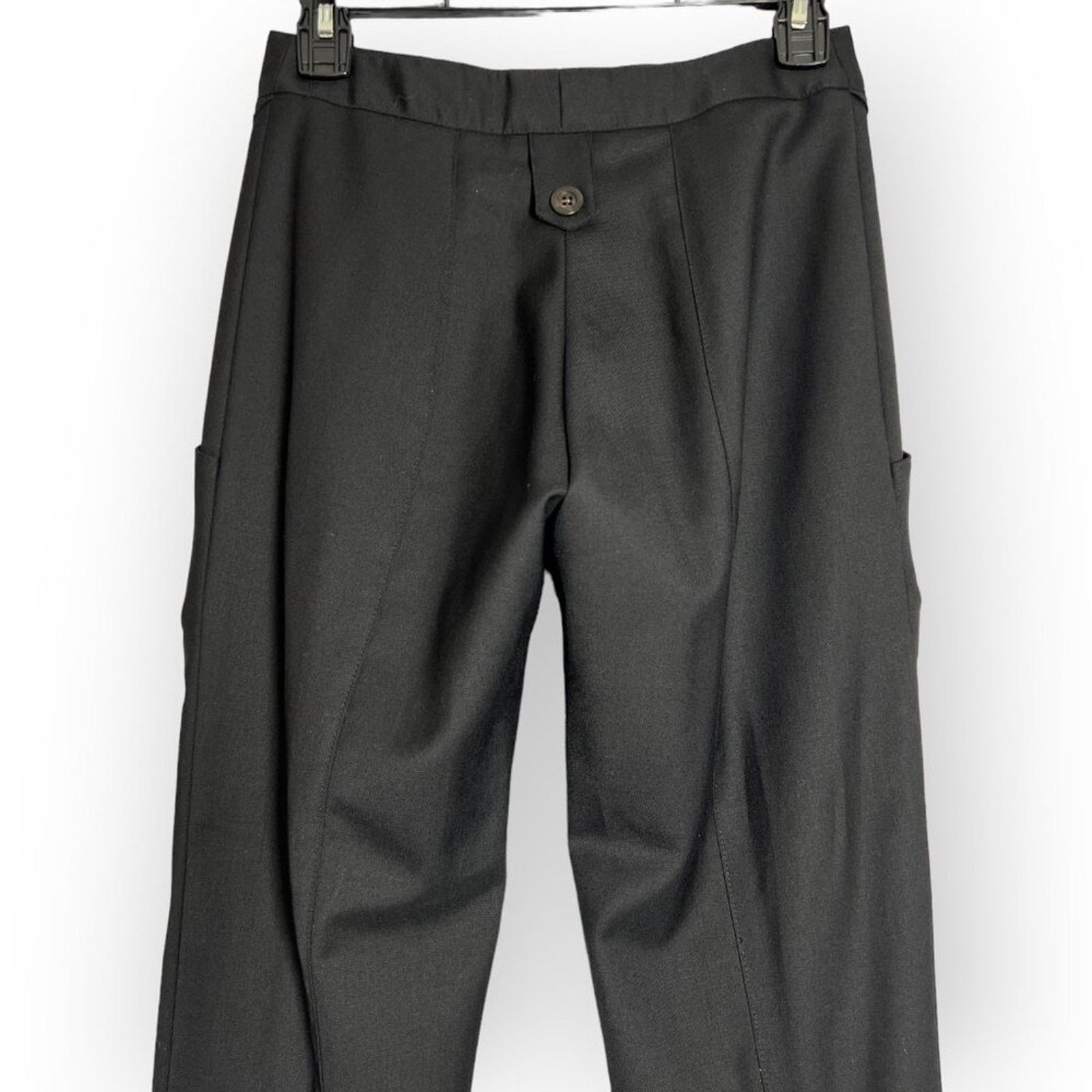 Bruno Pieters Bruno Pieters Black Ruffled Trouser High Rise EU 36 Size 25" / US 0 / IT 36 - 8 Thumbnail