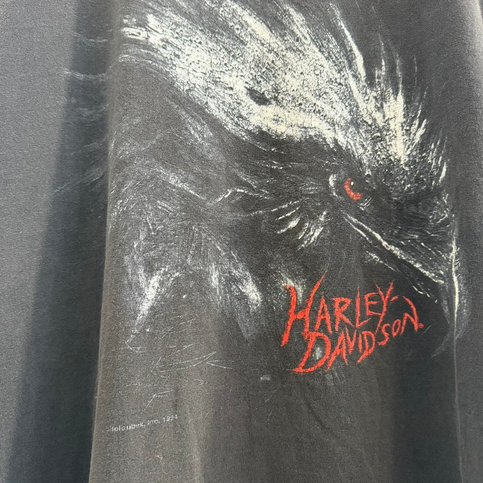 Harley Davidson Vintage 1992 harley davidson tuscon eagle t-shirt Size US XL / EU 56 / 4 - 5 Thumbnail