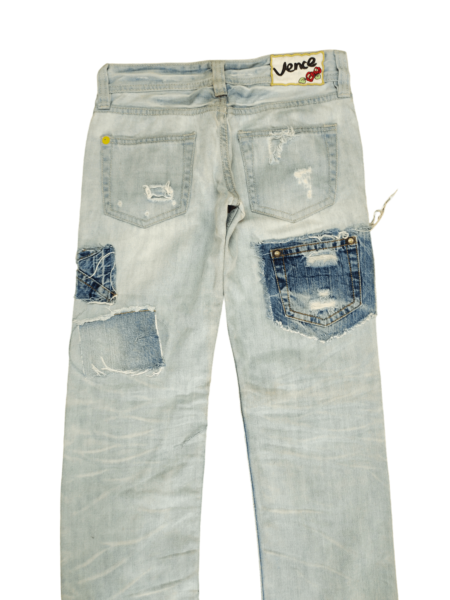 Hysteric Glamour × Undercover Vence Jpn Patchwork Distress Jeans Low Rise Undercover Style Size US 29 - 11 Thumbnail