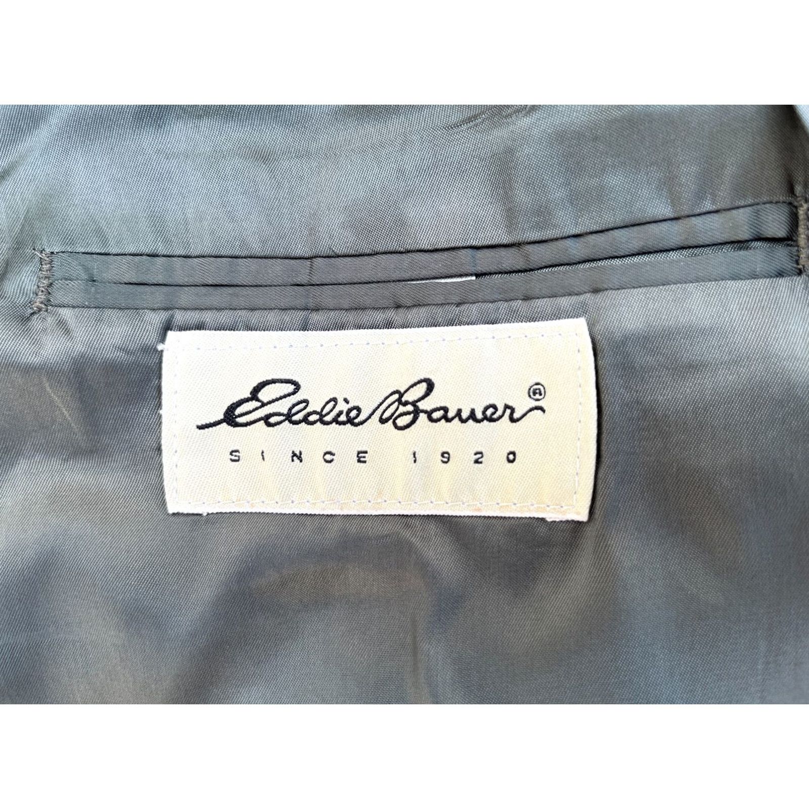 Eddie Bauer Eddie Bauer Blazer Mens Wool Mid-Length Dark Green 41R Vintage USA Size 41 Regular Jacket Coat Size 42R - 6 Thumbnail