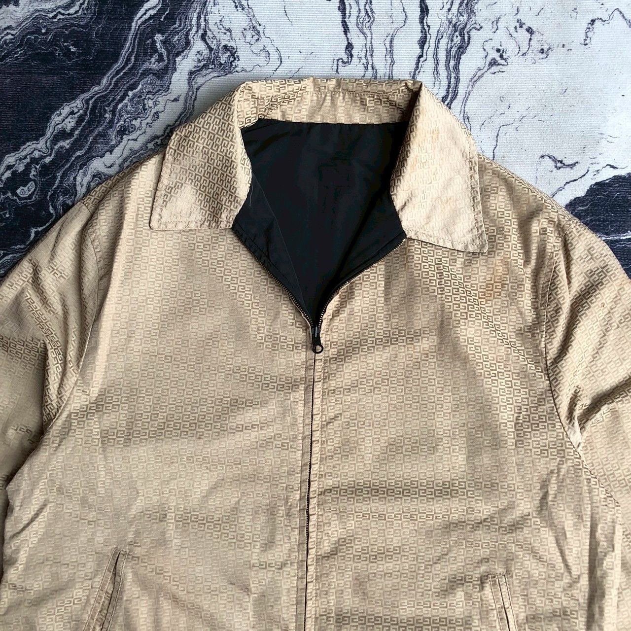 Givenchy Vintage Givenchy Reversible Monogram Zip Jacket Size US XL / EU 56 / 4 - 4 Thumbnail