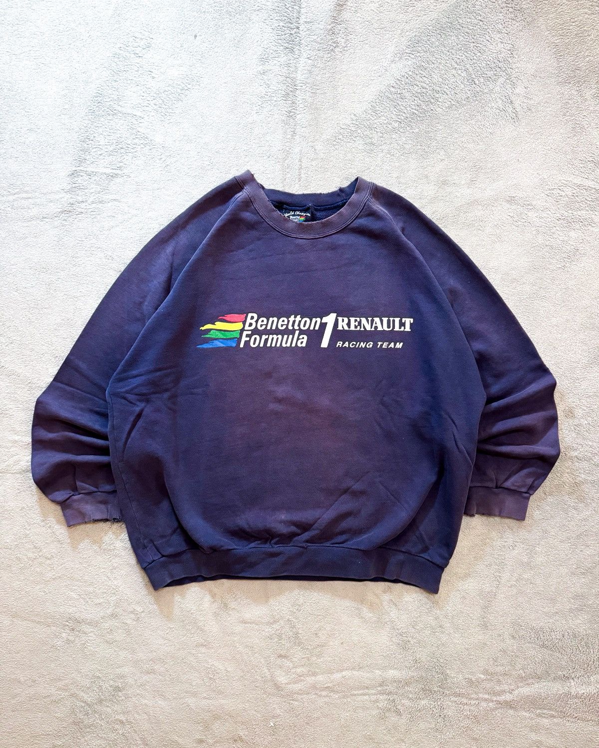 Benetton Vintage Distresses Benetton F1 Racing Team Size US XL / EU 56 / 4 - 1 Thumbnail