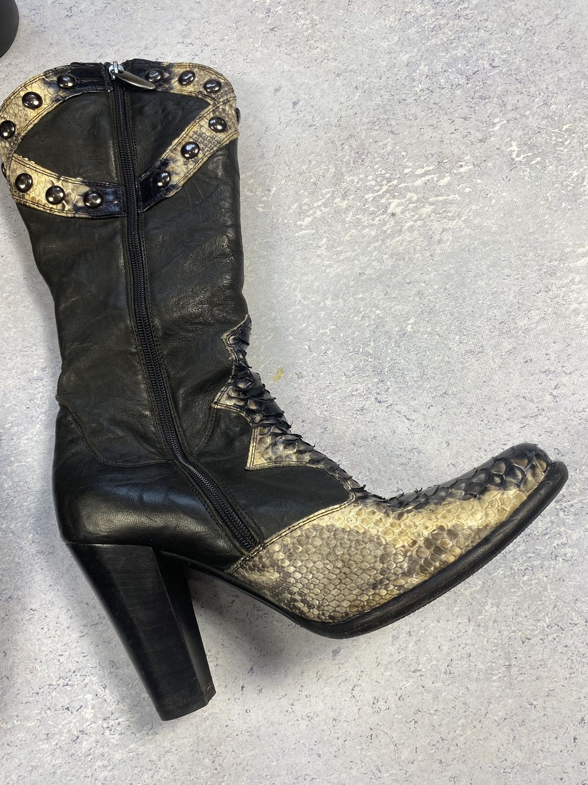 Leather Cowboy Loriblu Women Leather Boots in Cowboys Style Size 39 Size US 9 / IT 39 - 6 Thumbnail