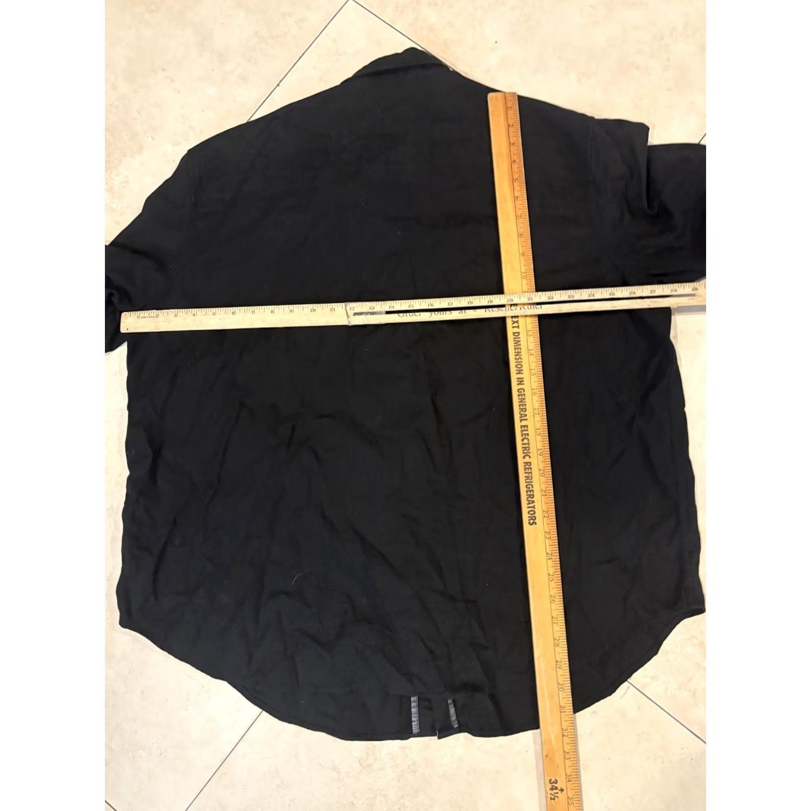 Robert Graham Robert Graham Shirt Mens 2XL Black Long Sleeve Dress Jacquard Size 48R - 7 Thumbnail