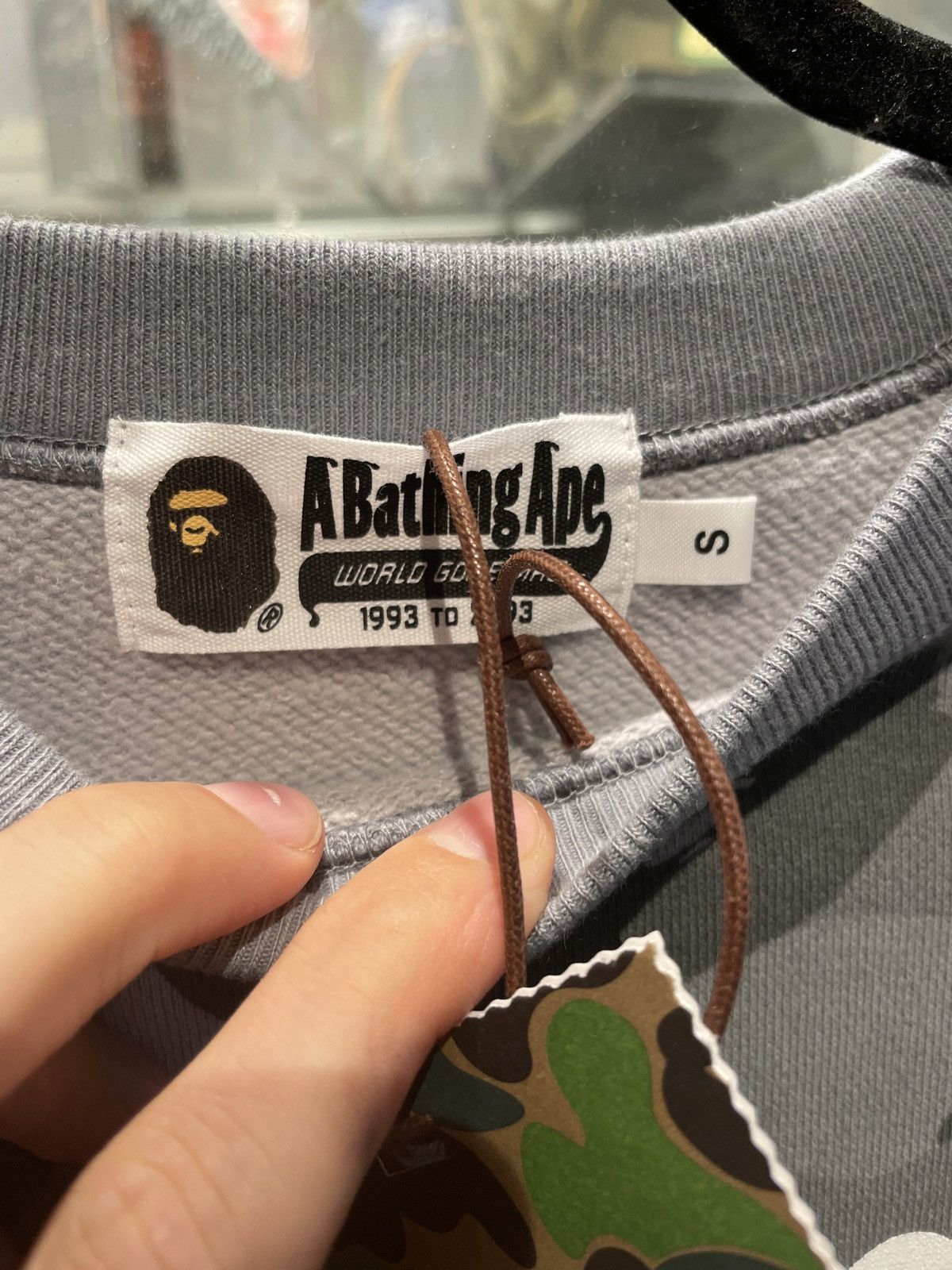 Bape Bape Color Camo Shark Crewneck Grey Size US S / EU 44-46 / 1 - 3 Thumbnail