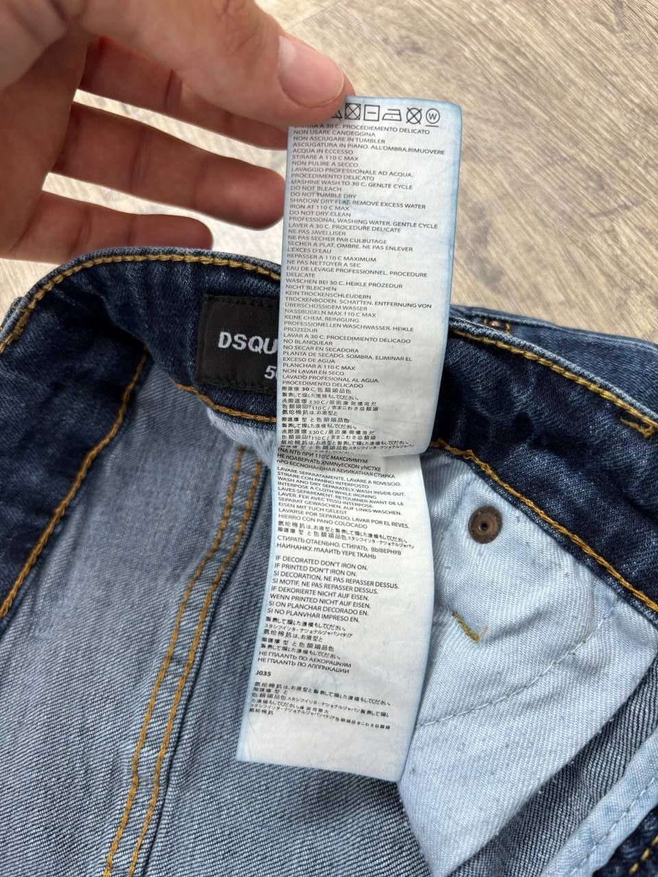 Dsquared2 Italian Authentic Denim Jeans