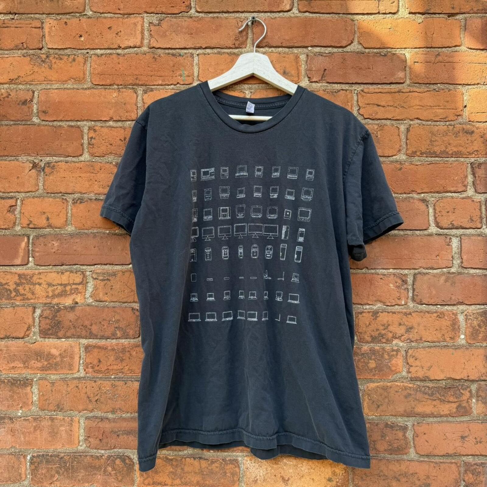 American Apparel Vintage apple computers history t shirt mac macintosh Size US XL / EU 56 / 4 - 1 Thumbnail