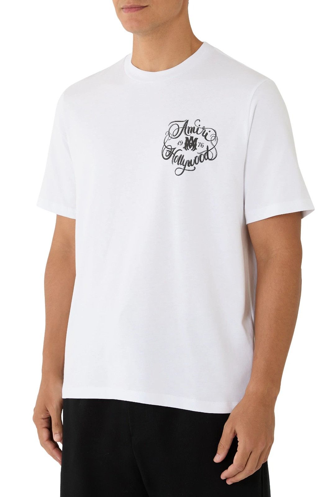 Amiri os11x0326 Hollywood T-Shirt in White Size US L / EU 52-54 / 3 - 5 Thumbnail