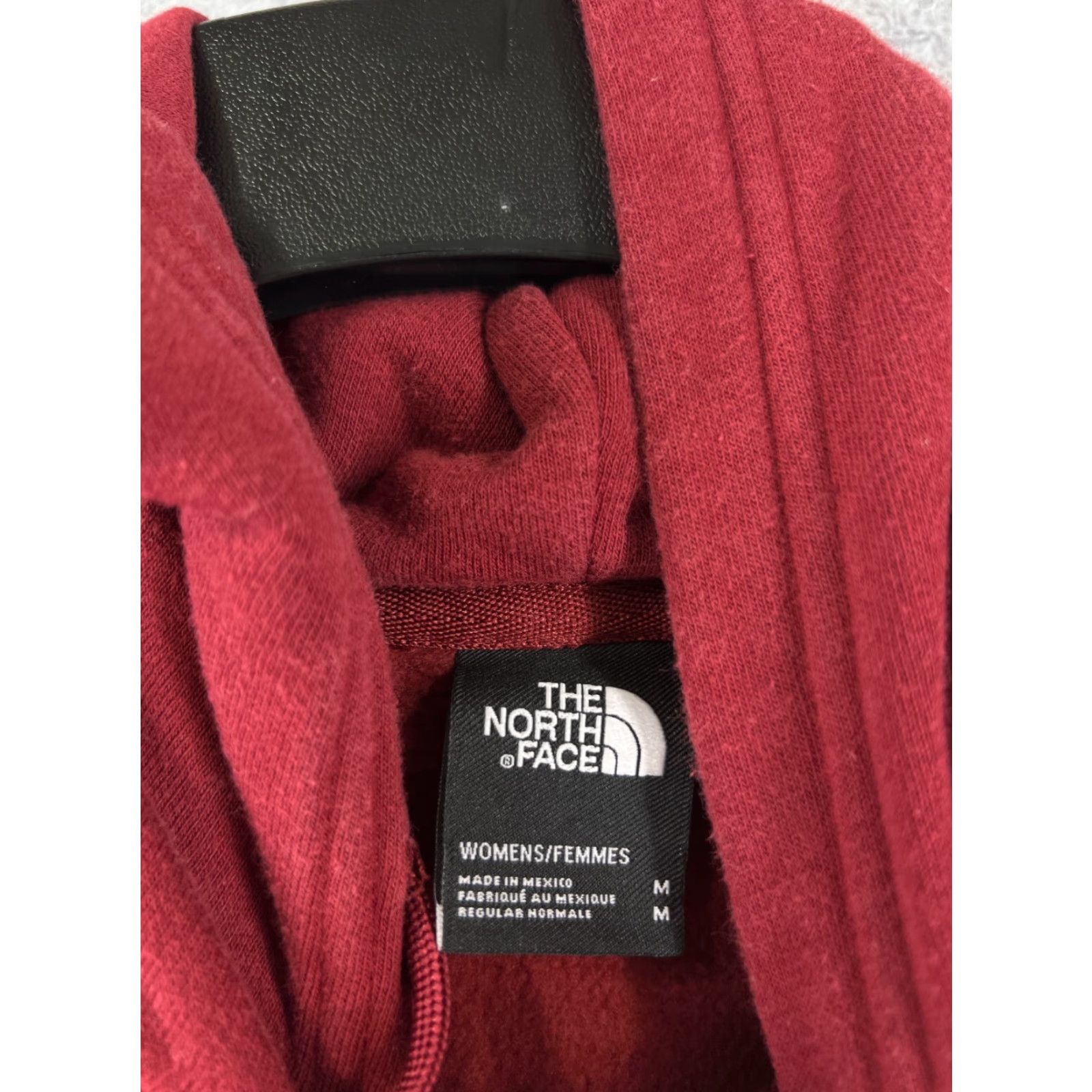 The North Face The North Face Womens Sweater Pullover Hoodie Jersey Cotton Blend Red Medium Size M / US 6-8 / IT 42-44 - 3 Thumbnail