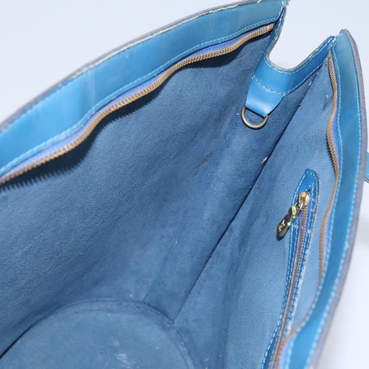 Louis Vuitton LOUIS VUITTON Epi Saint Jacques Shopping Shoulder Bag Blue Size ONE SIZE - 13 Thumbnail