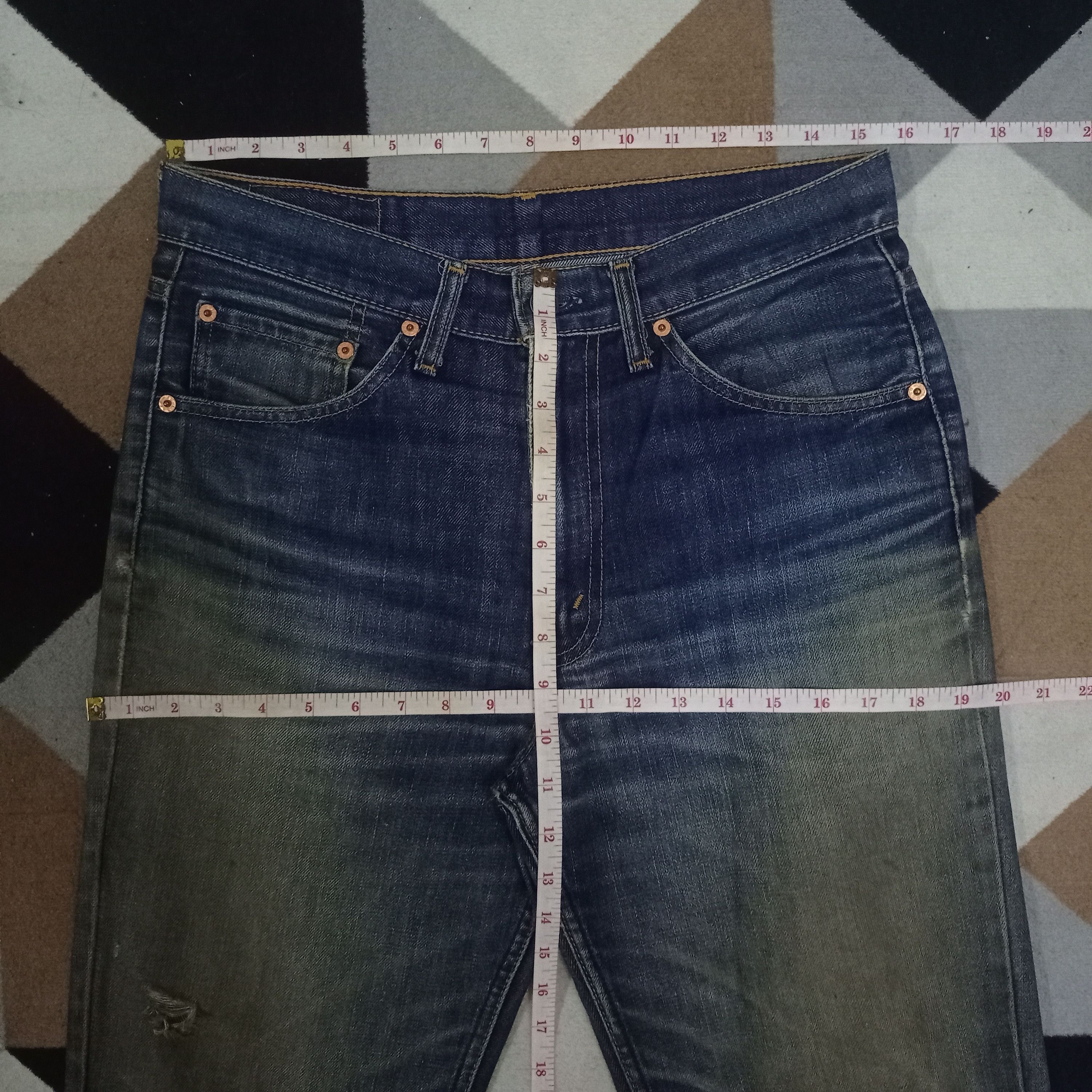 Levi's × Levi's Vintage Clothing Vintage 90s Levis 517 Mudwash Distressed Flare Jeans 31x31 Size US 31 - 10 Thumbnail