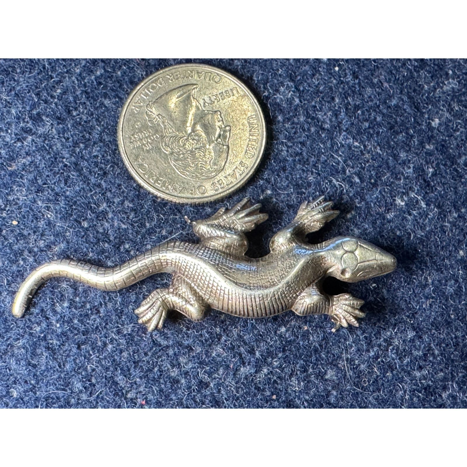 Other Vintage Sterling Lizard Brooch Size ONE SIZE - 3 Thumbnail