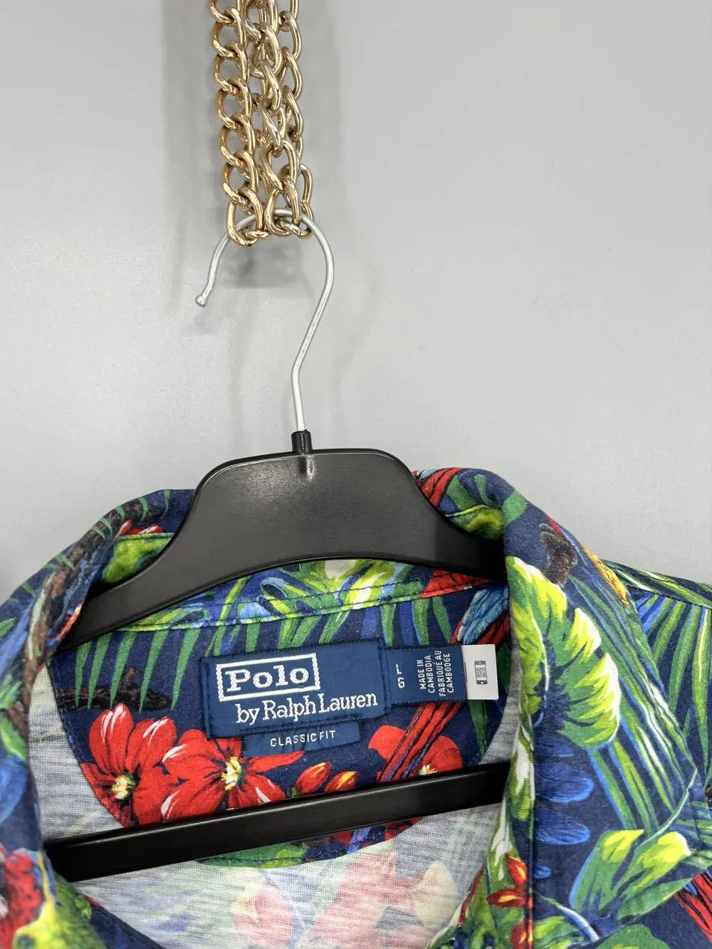 Band Tees Polo Ralph Lauren Men Classic Fit Hawaiian Tropical Parrot Size US L / EU 52-54 / 3 - 8 Thumbnail
