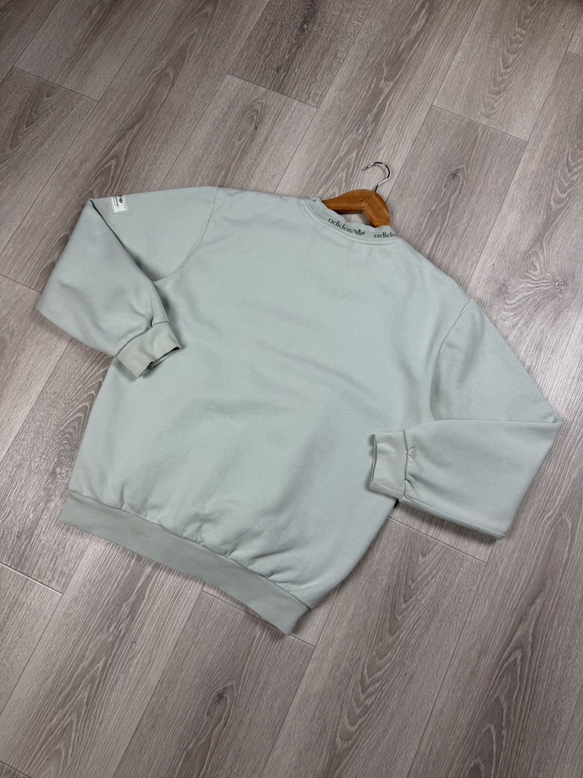 Adidas Adidas Trefoil Linear Crew Neck Sweatshirt Size S Size US S / EU 44-46 / 1 - 10 Thumbnail