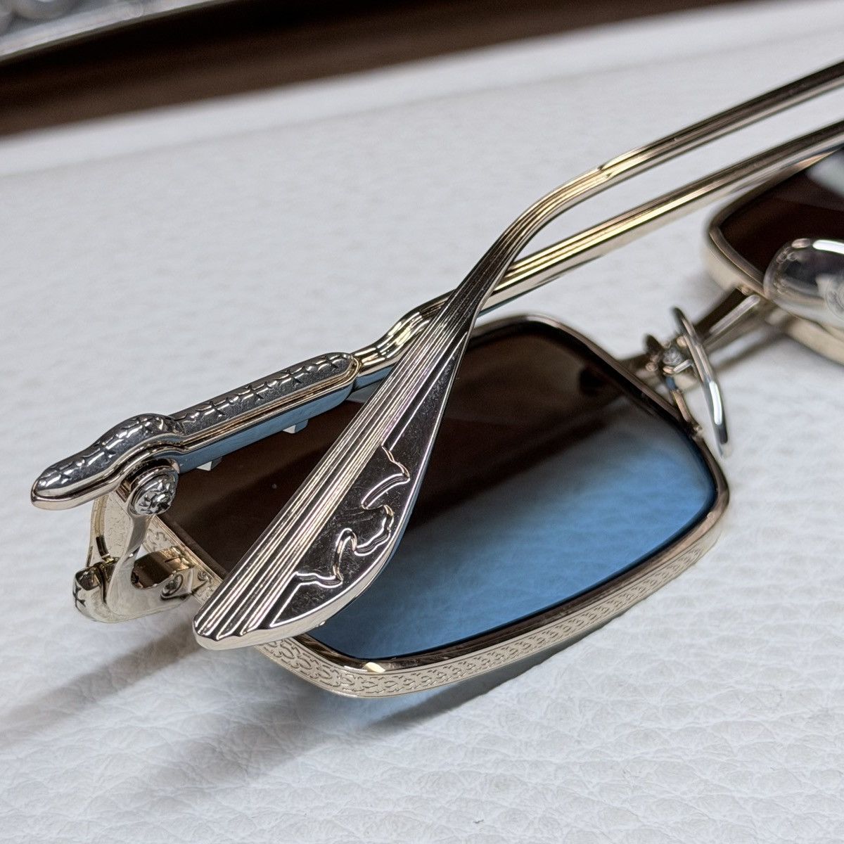 Chrome Hearts Chrome Hearts Buckle Rider 1/1 Sunglasses Size ONE SIZE - 4 Thumbnail