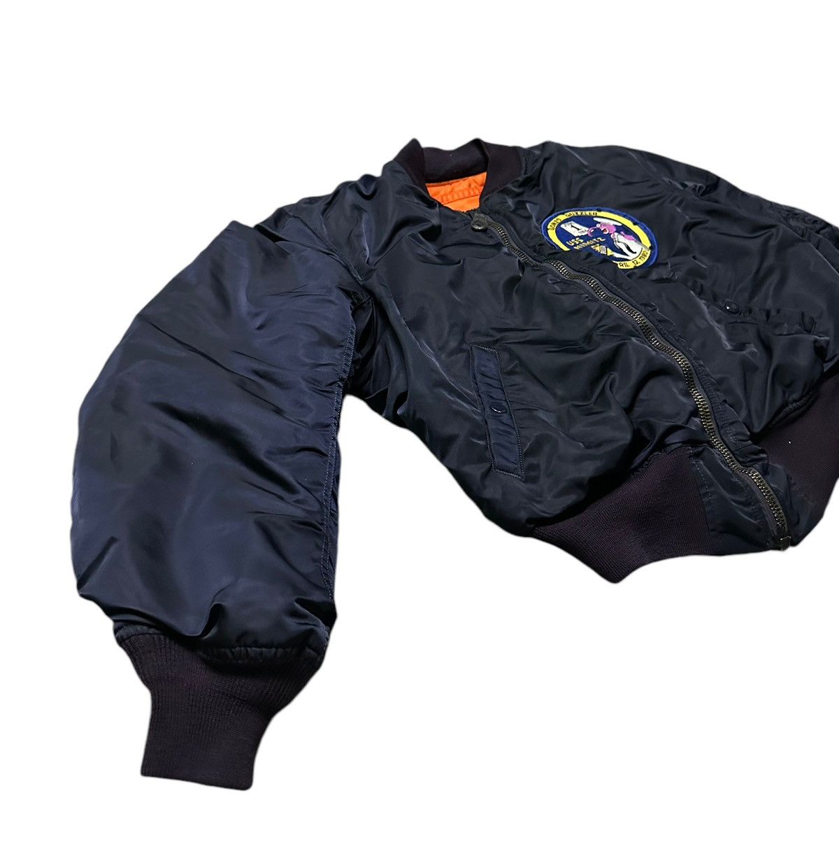 Vintage Vintage 80s USAF reversible bomber jacket Size US L / EU 52-54 / 3 - 5 Thumbnail
