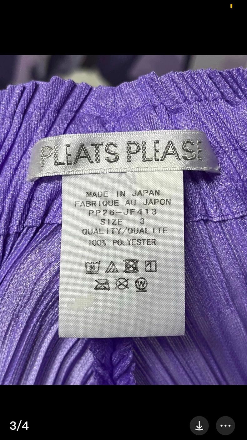 Issey Miyake issey miyake size:3 Purple irregular-shaped skinny pants Size 42" / US 20 - 3 Thumbnail