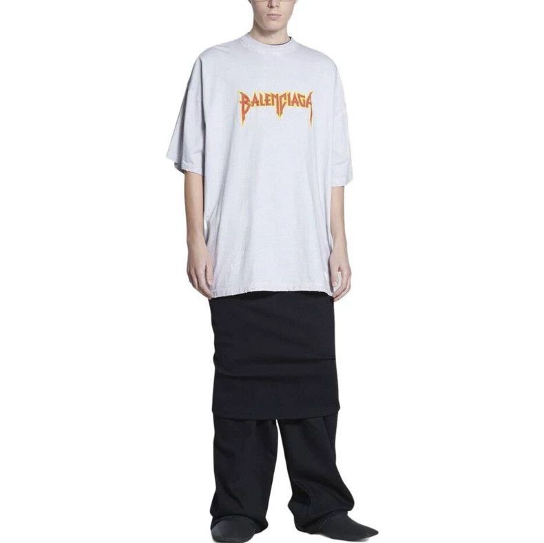 Balenciaga Balenciaga 22SS Lightning Flame Destruction Splash Ink Shor Size US S / EU 44-46 / 1 - 2 Thumbnail