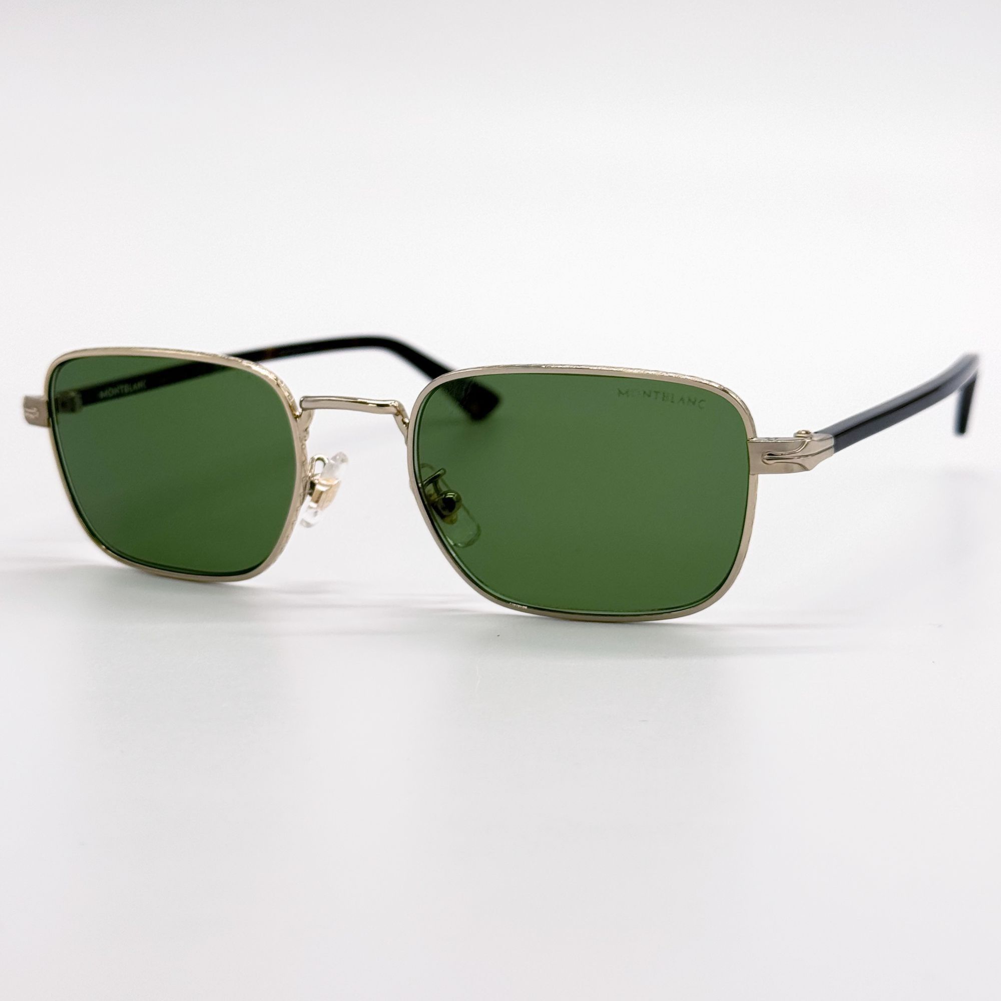 Montblanc NEW MONTBLANC SUNGLASSES MEN BLACK/GREEN MB0339S 002 EYEWEAR Size ONE SIZE - 3 Thumbnail