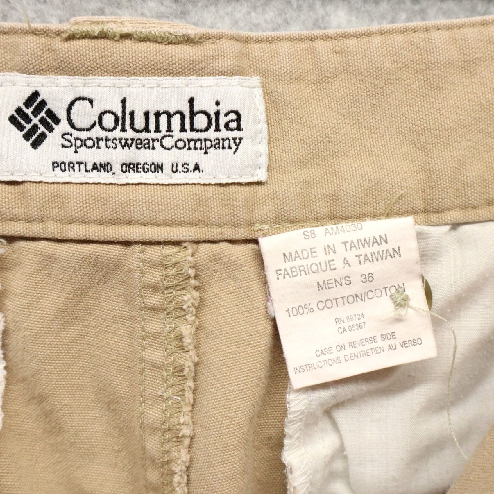 Vintage Columbia Shorts Mens 36 Cargo Pocket Safari Outdoor Hiking Camp Cotton Tan Khaki Size US 36 / EU 52 - 5 Thumbnail