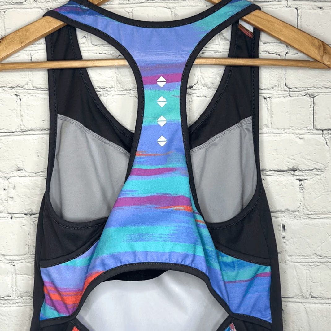 Merrell Merrell Tank Top Womens M Multicolor Blue Pink Select Wick Tank Top Size M Medium Sports Activewear Womens/Men? Size M / US 6-8 / IT 42-44 - 4 Thumbnail