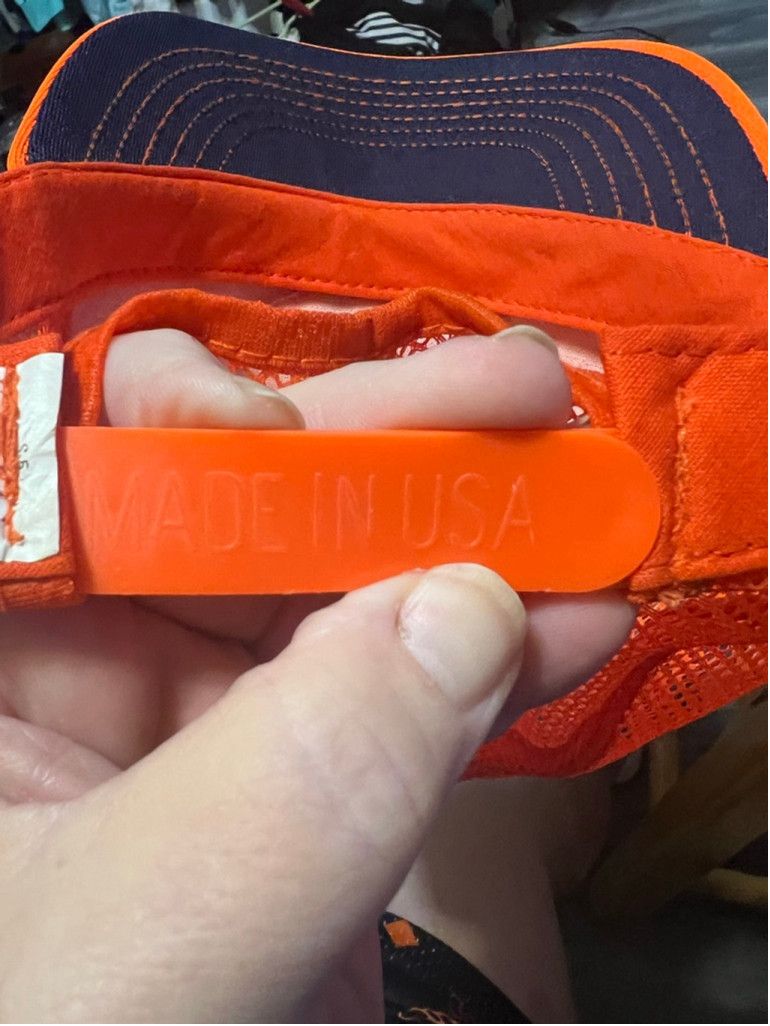 Onitsuka Tiger Vintage Tide Racing Team Trucker Hat One Size Orange Navy Size ONE SIZE - 6 Thumbnail