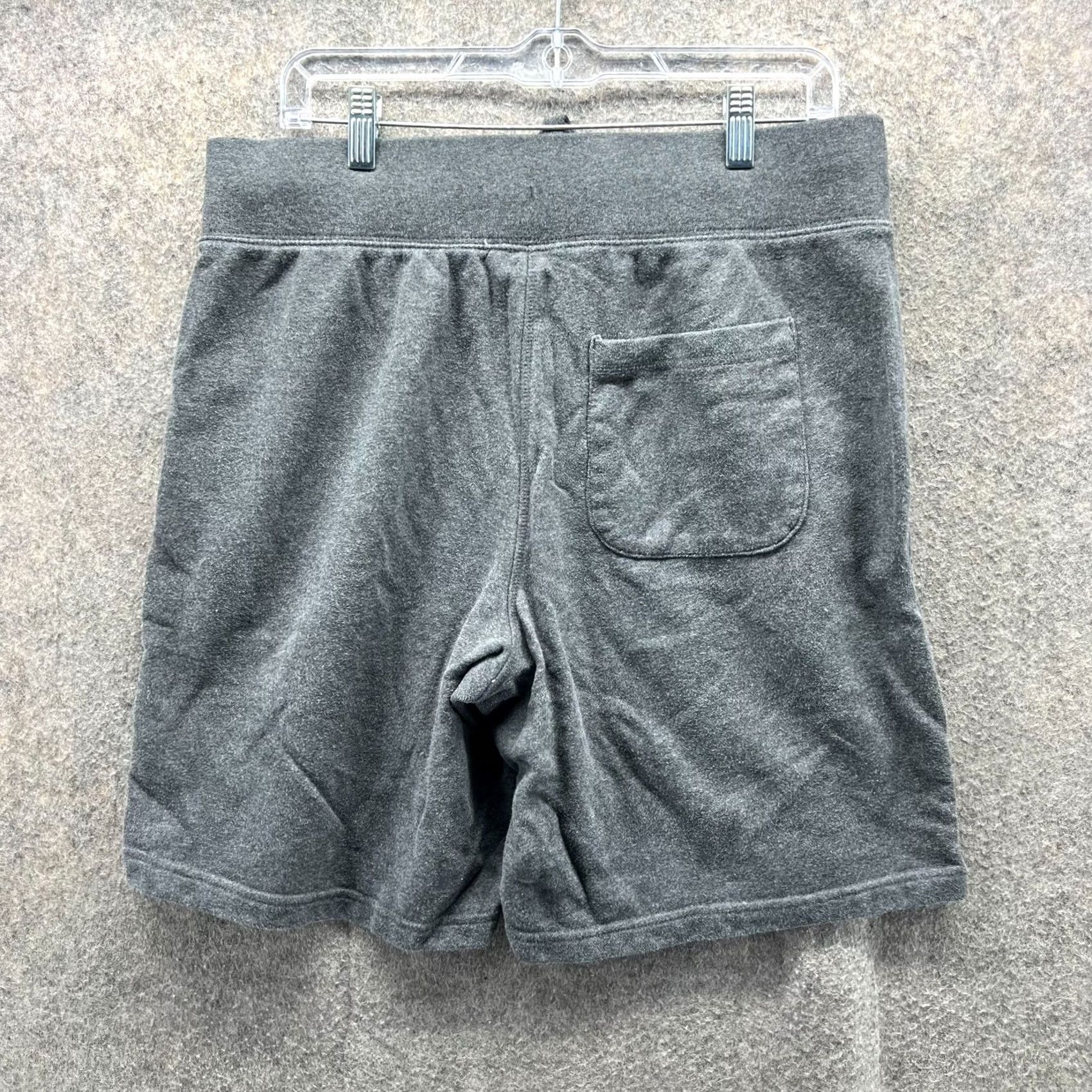 Champion VINTAGE Champion Shorts Mens Large Gray Fleece Drawstring Pocket Athletic Y2K Size US 33 - 2 Thumbnail