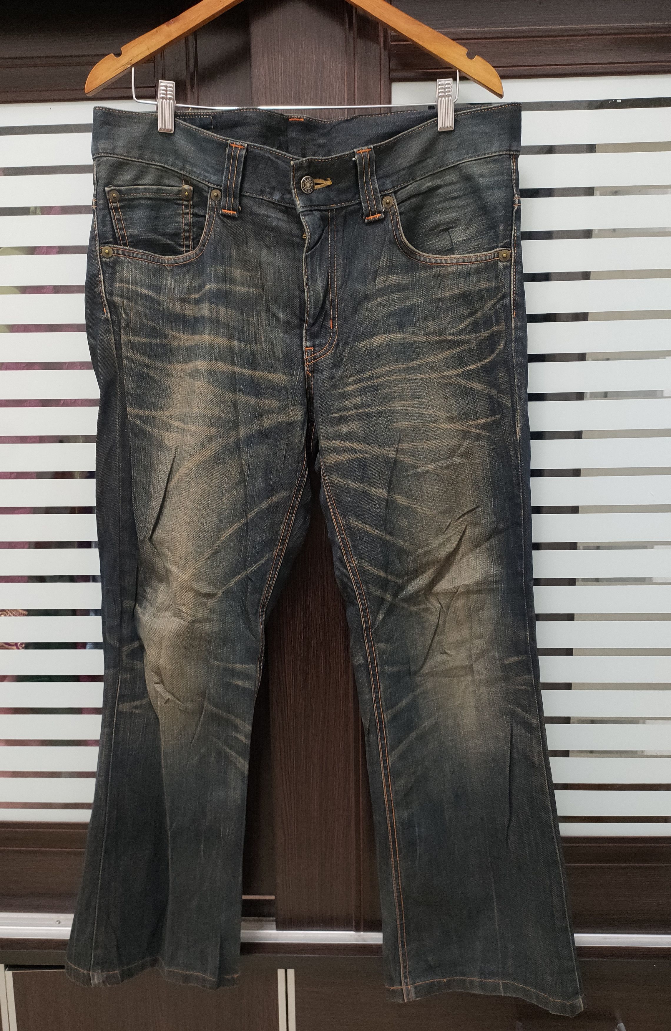 Edwin 💥Flared💥Japanese Brand Edwin Xclusive Vintage💥 Size US 37 - 2 Thumbnail