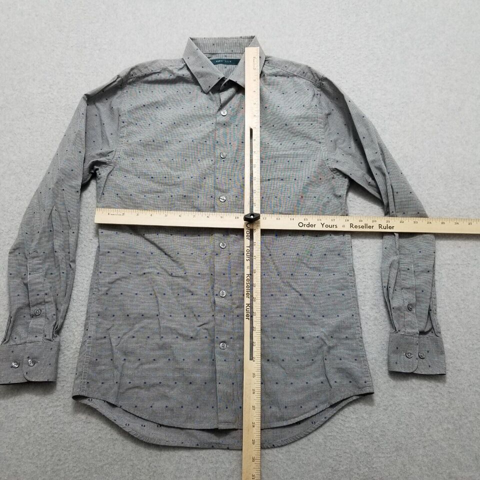Perry Ellis Perry Ellis Shirt Men Small Polka Dot Button Up Casual Size US S / EU 44-46 / 1 - 8 Thumbnail