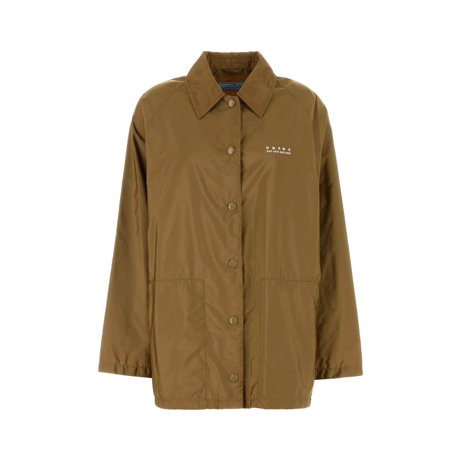 PRADA Mud Re-Nylon Windbreaker New And Authentic (Women's si