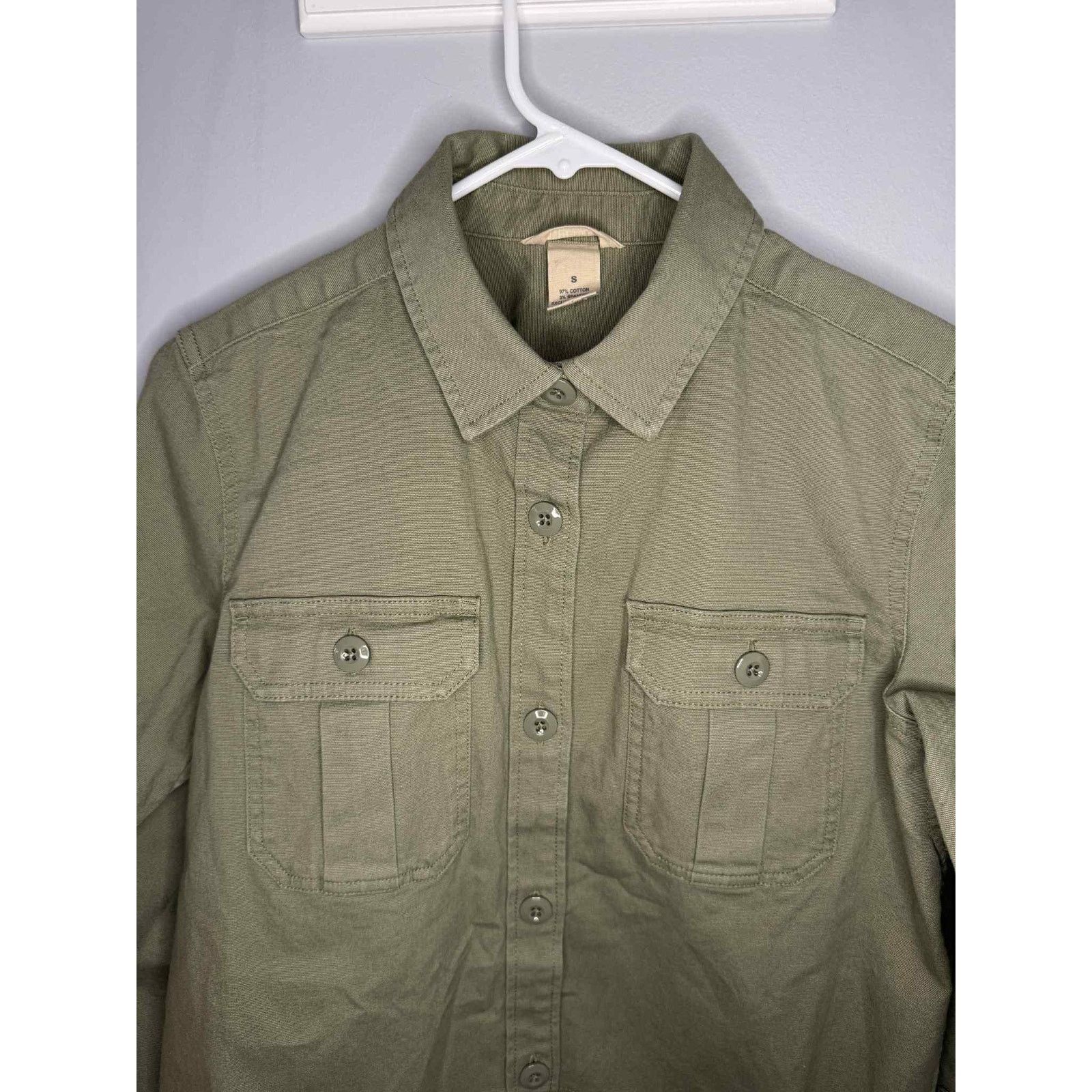 Duluth Trading Company Duluth Trading Co. Button-Up Shirt Green Men's Size S Size US S / EU 44-46 / 1 - 4 Thumbnail