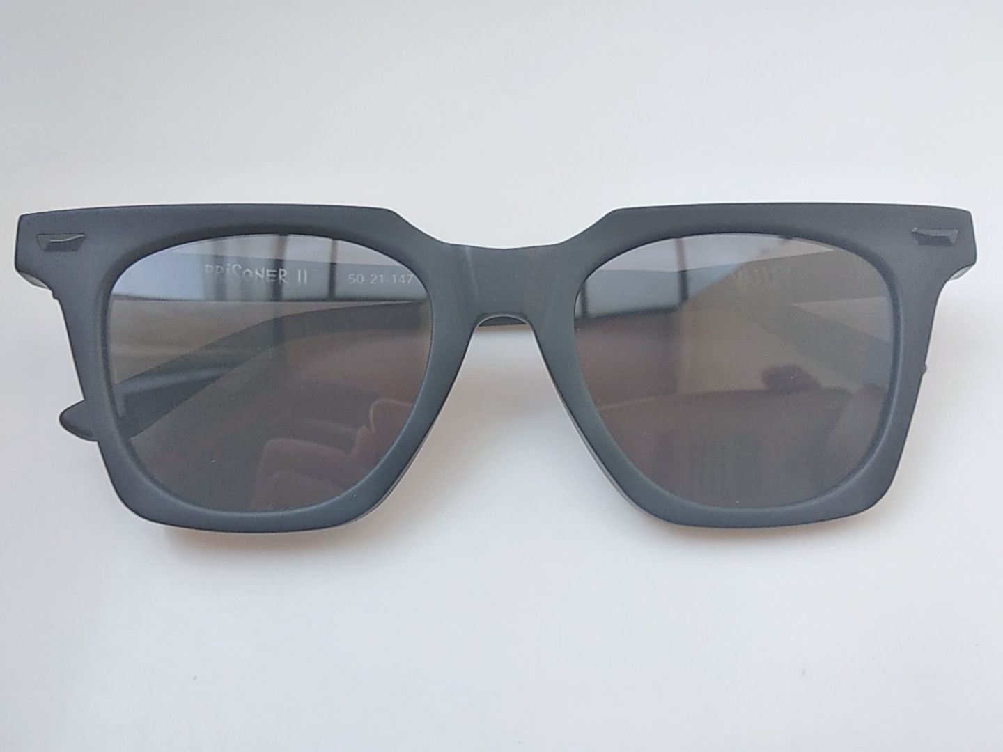 Valley Eyewear Handmade Valley Leeches Black Acetate Sunglasses Size ONE SIZE - 6 Thumbnail