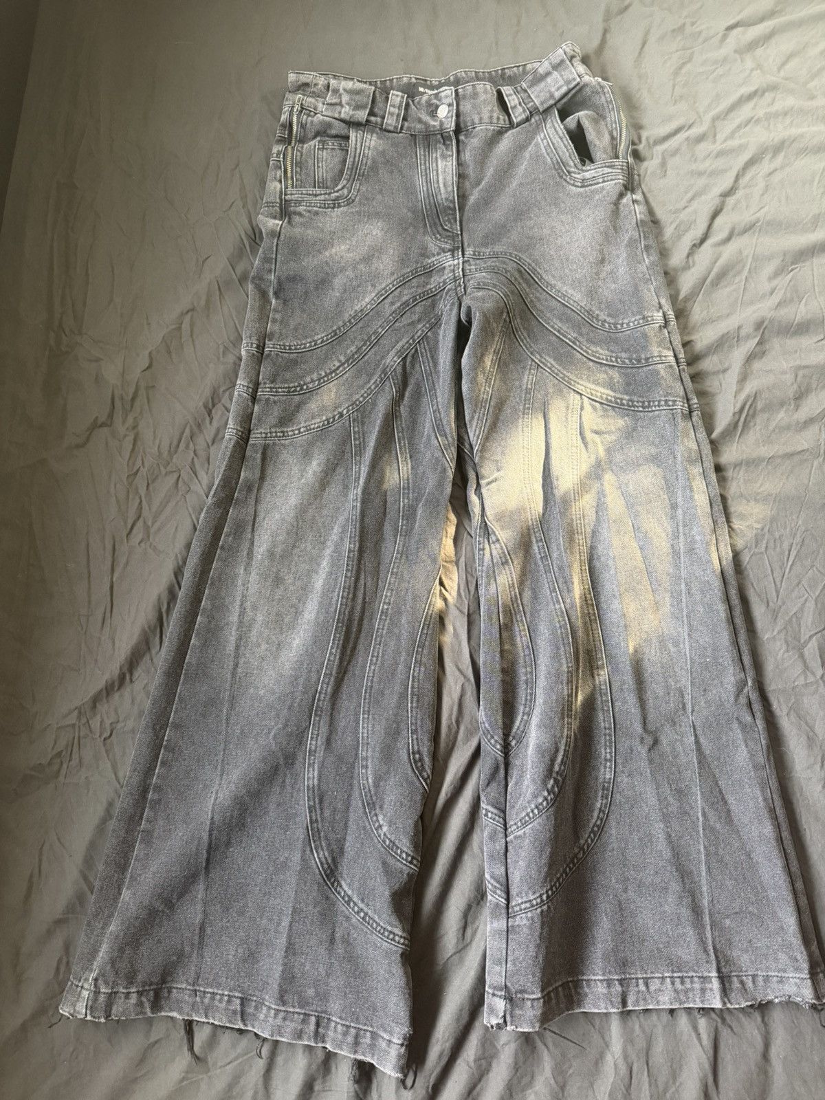 No Faith Studios No Faith Studios Wavy Denim Size US 30 / EU 46 - 1 Thumbnail