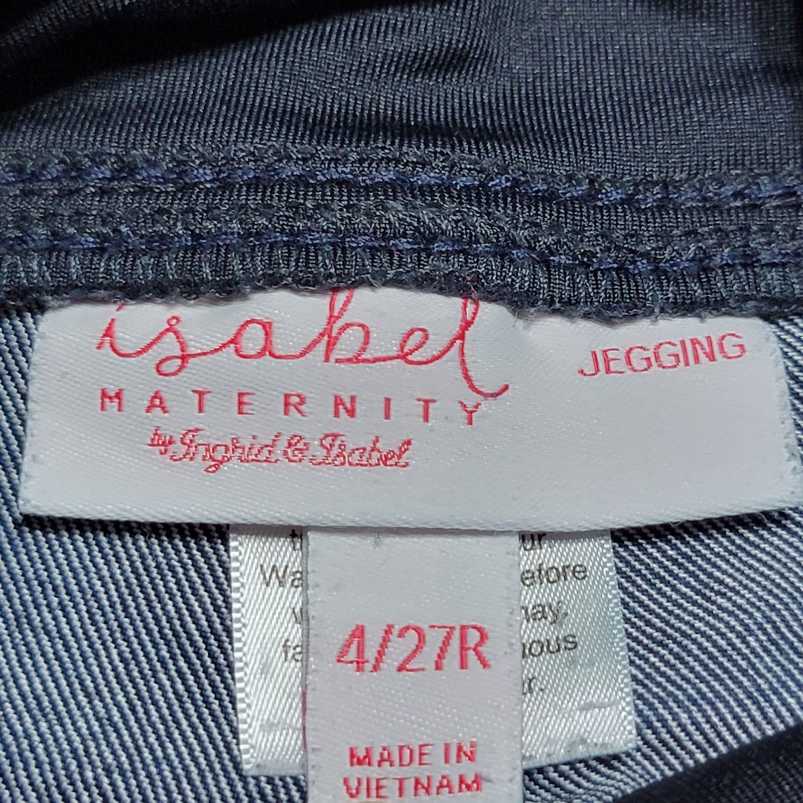 Other Isabel Maternity Dark Wash Denim Jegging - Size 4/27R Size 27" / US 4 / IT 40 - 5 Thumbnail
