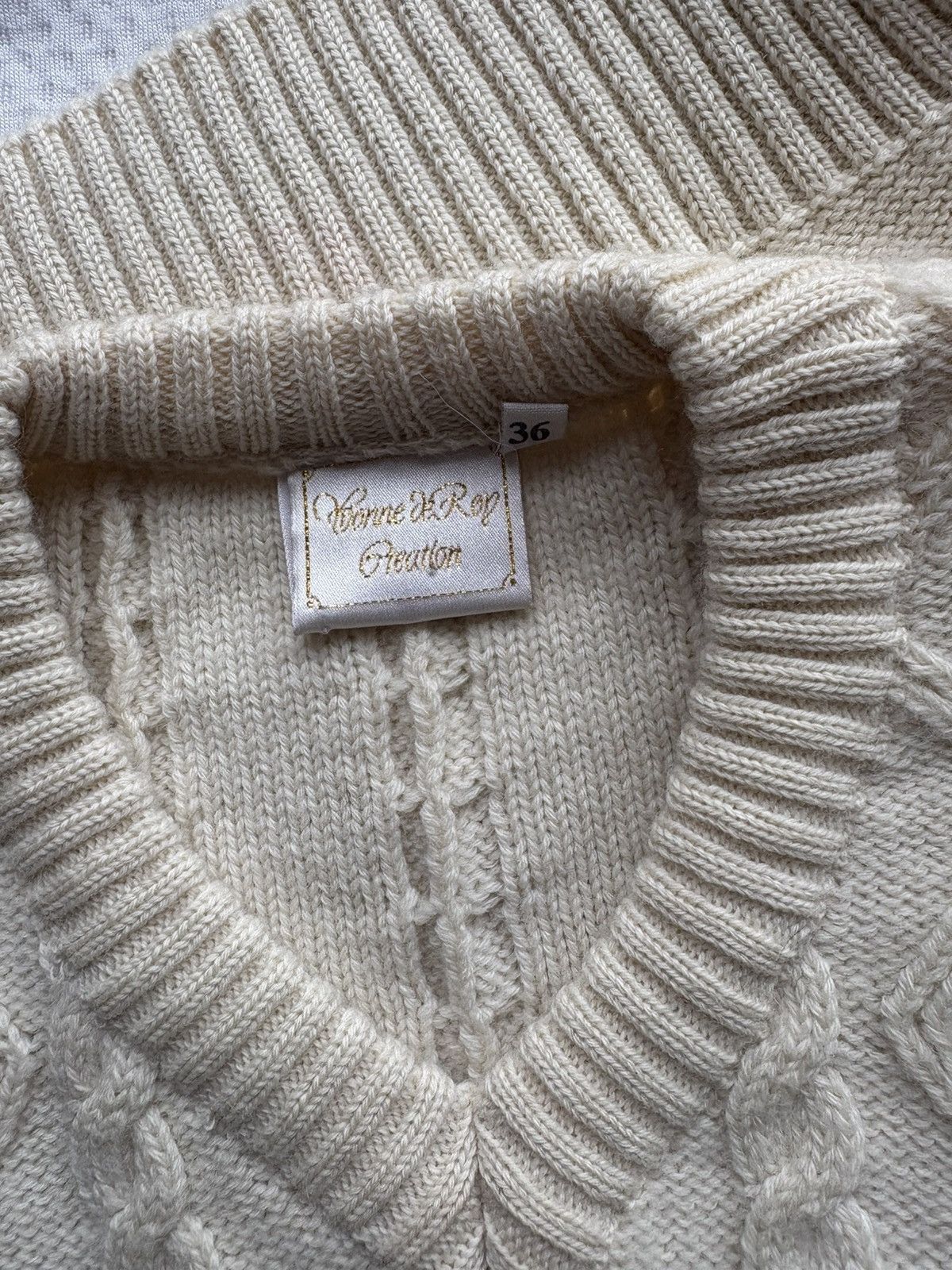 Vintage Vintage wool jumper Size S / US 4 / IT 40 - 4 Thumbnail