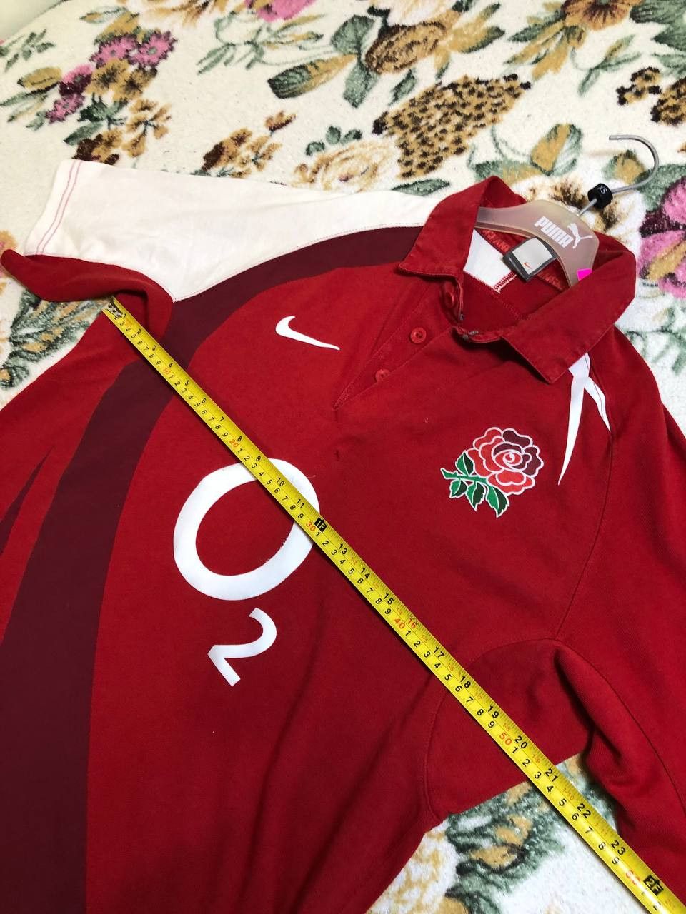 Nike Vintage Nike England Rugby Union Jersey 2007 Swoosh Red Size US M / EU 48-50 / 2 - 8 Thumbnail