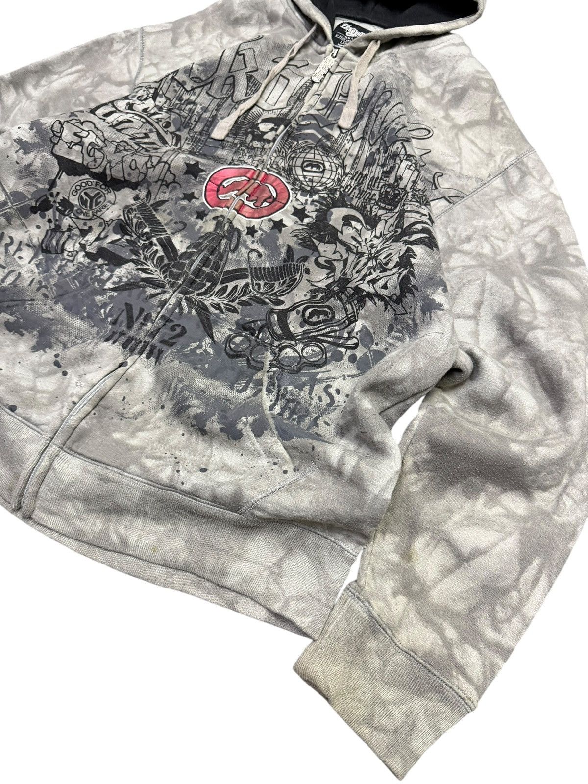Ecko Unltd. Ecko Unltd Fullprint Zipper Hoodie Size US L / EU 52-54 / 3 - 3 Thumbnail