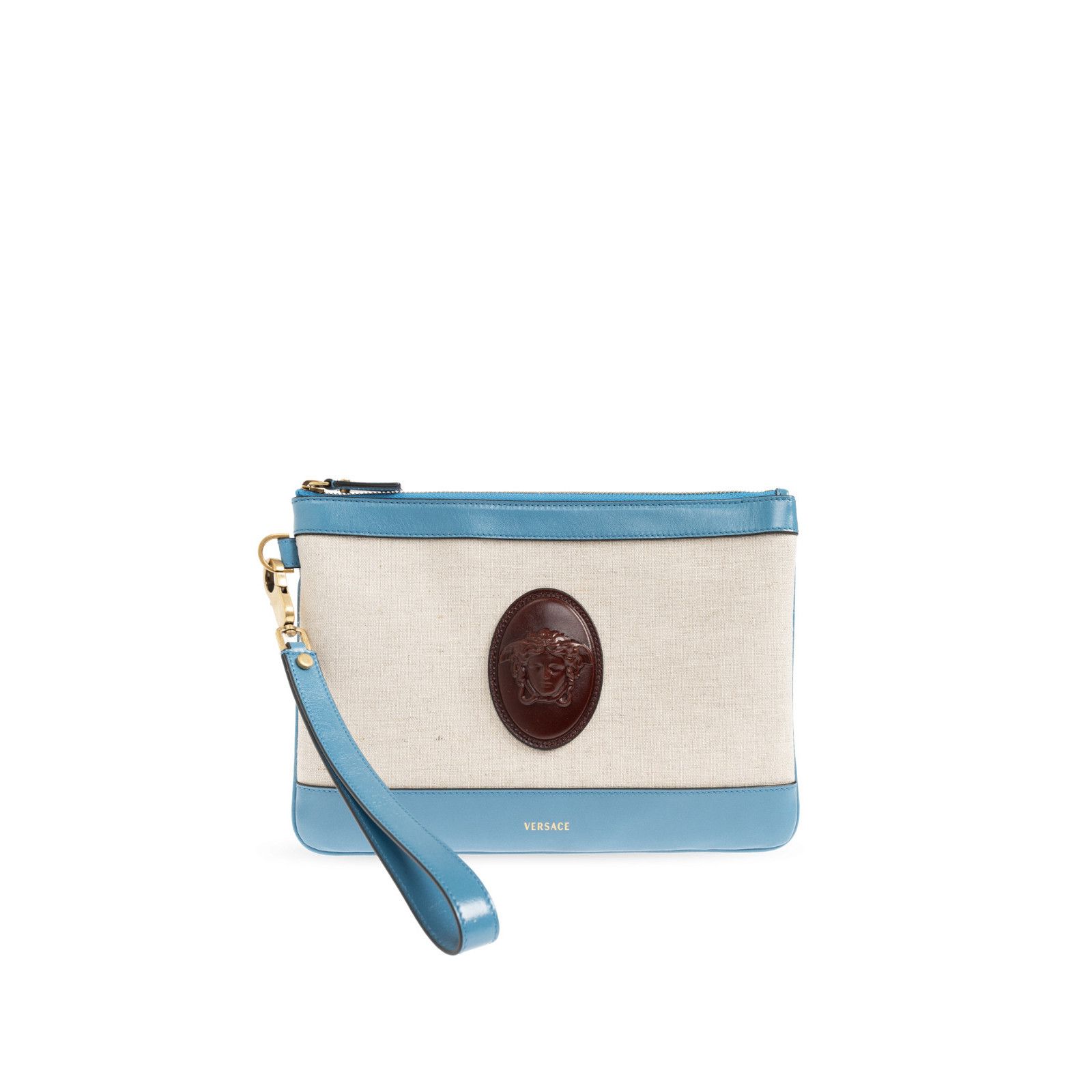 Versace VERSACE Riviere Blue Clutch Bag New & Authentic Size ONE SIZE - 1 Thumbnail