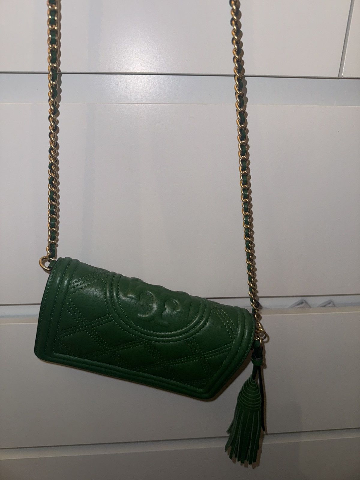 Tory Burch Tory Burch Fleming shoulder bag in Green Size ONE SIZE - 3 Thumbnail