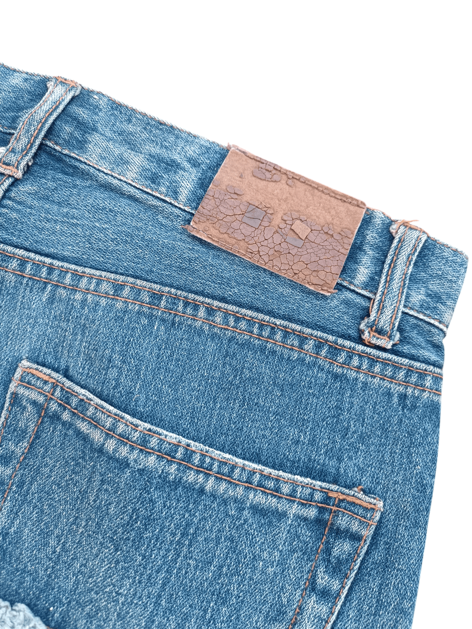 Hysteric Glamour × Japanese Brand RARE🔥JAPANESE DISTRESSED NYLAUS JEANS WHISKERS FADED E208 Size US 32 / EU 48 - 10 Thumbnail