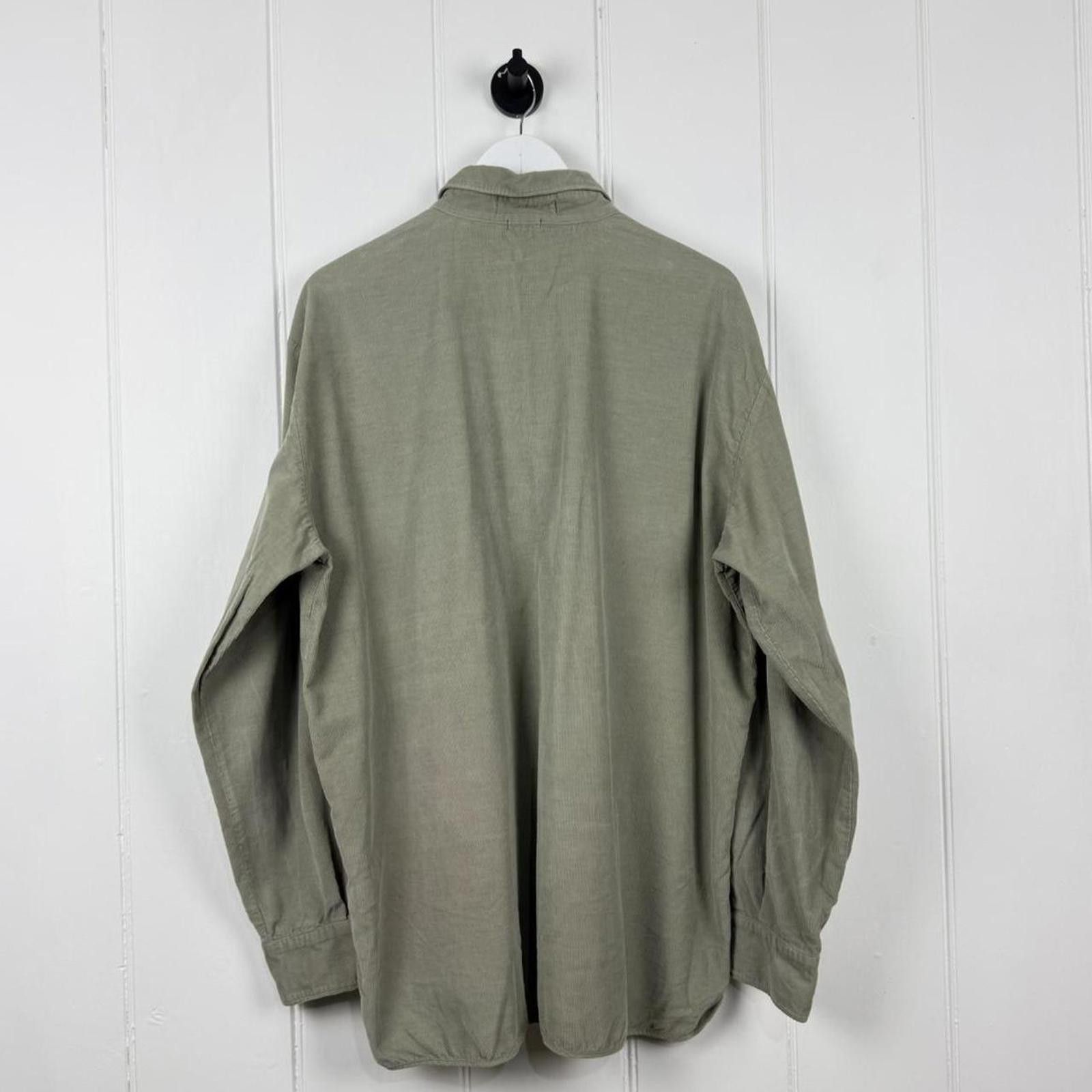 Stone Island 1997 Stone Island Corduroy Shirt Size US XL / EU 56 / 4 - 2 Thumbnail
