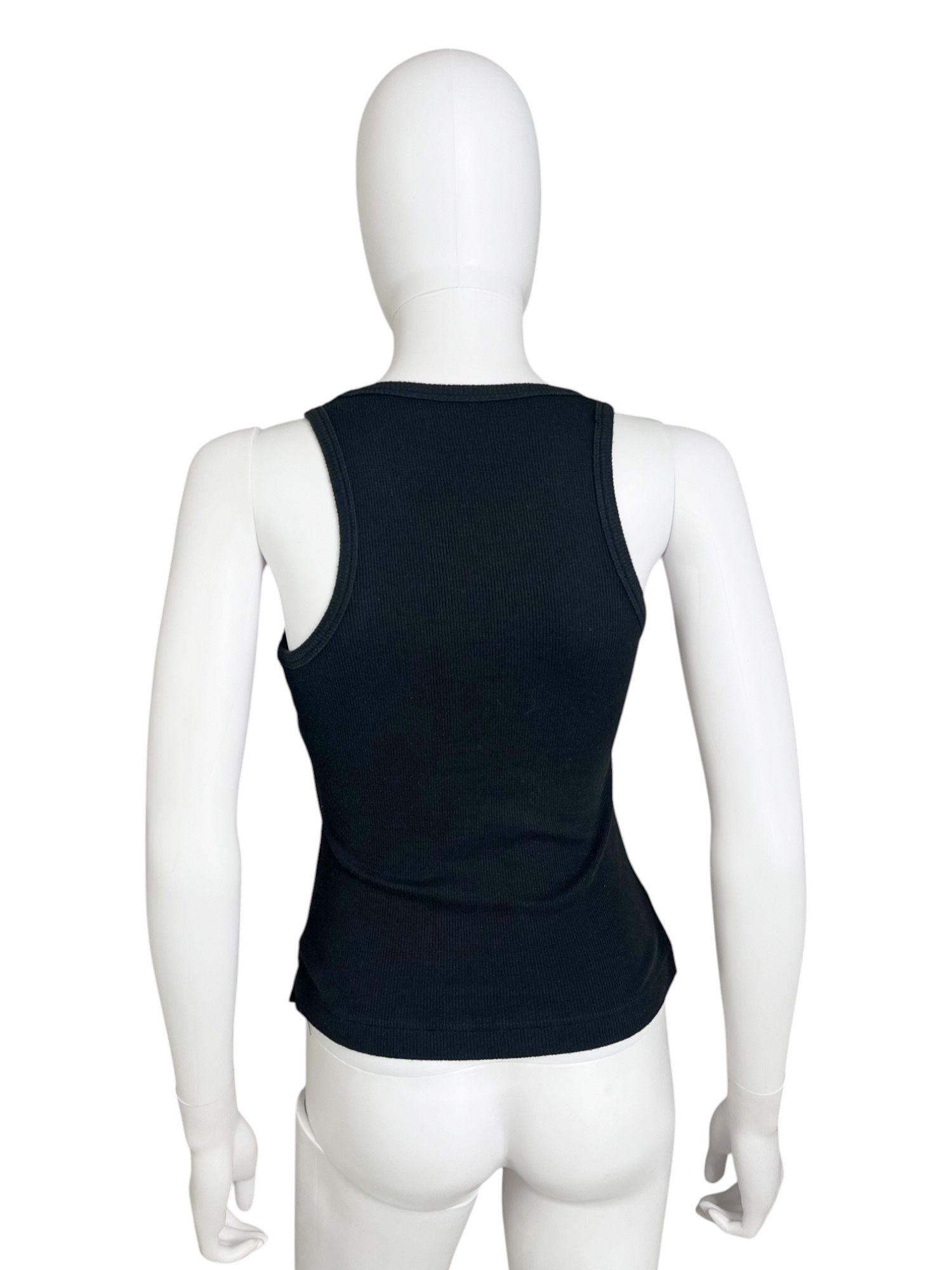 Dirk Bikkembergs S/S 2004 Double Layered Honeycomb Black Top Size L / US 10 / IT 46 - 4 Thumbnail