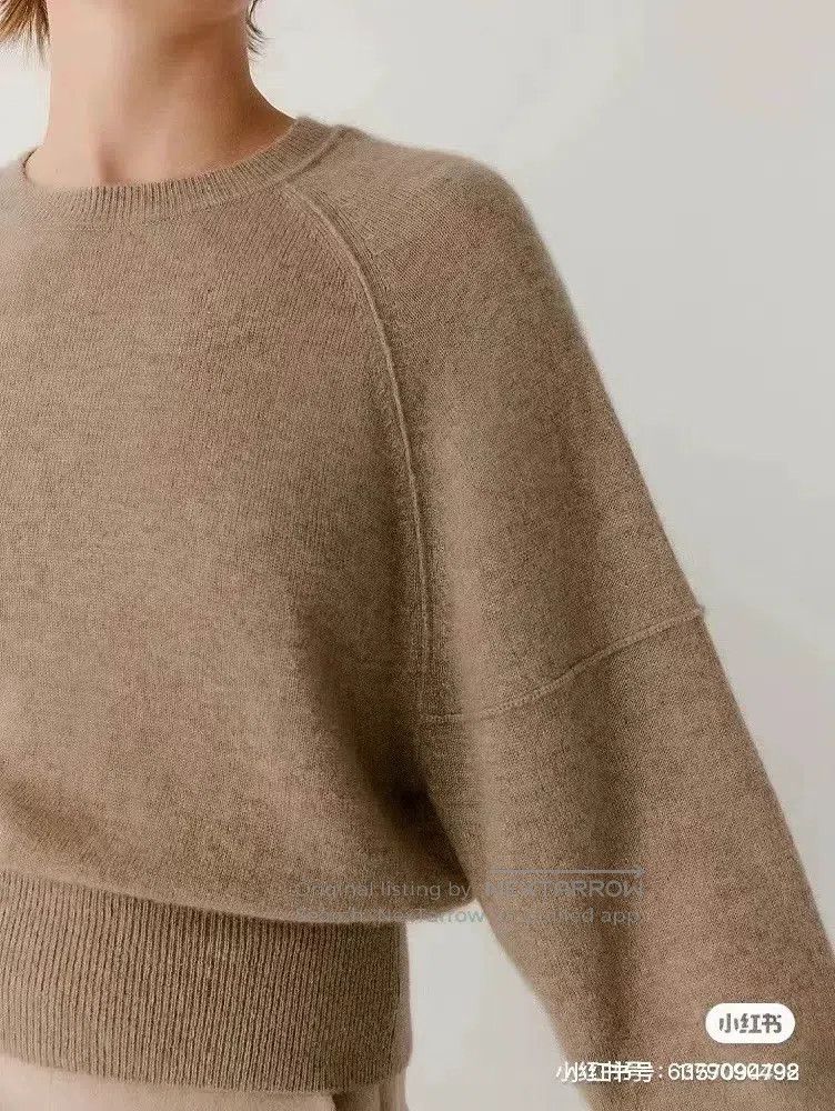 Hermes Hermes Double-sided cashmere sweater long sleeve top Size S / US 4 / IT 40 - 6 Thumbnail