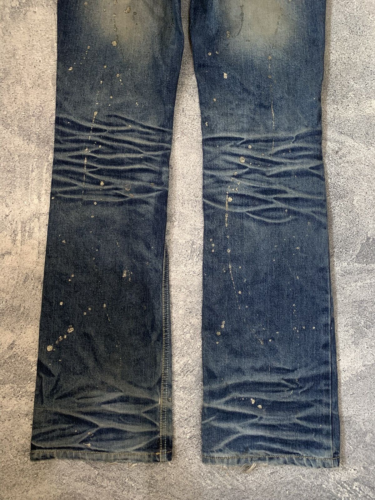 If Six Was Nine 🐍 LAGUST Distressed Flared Denim - If Six Was Nine LGB Style Size US 32 / EU 48 - 11 Thumbnail