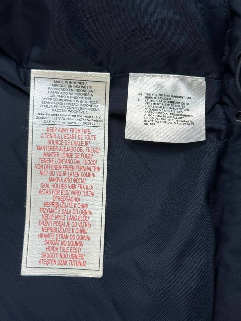 Vintage NIke Puffer Vest Jacket Down 00s Swoosh Y2K
