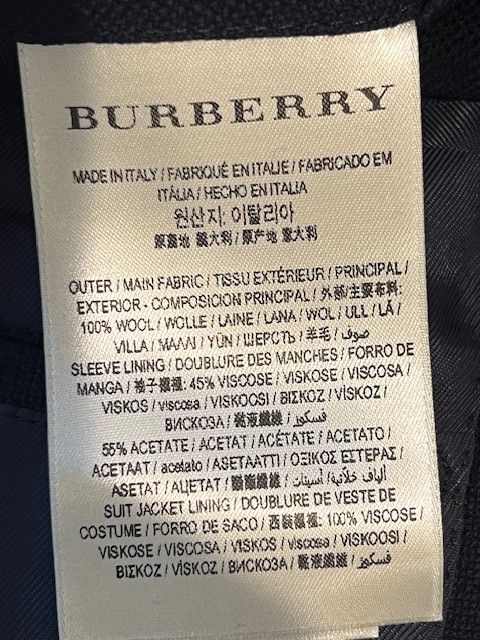 Burberry Single breasted Burberry blazer Size 44R - 6 Thumbnail